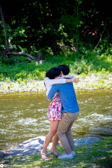 DIana and Phil surprise proposal