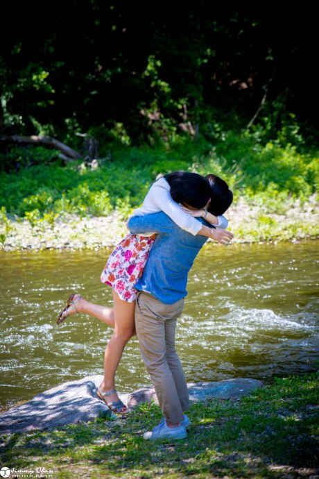 DIana and Phil surprise proposal