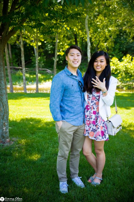 DIana and Phil surprise proposal